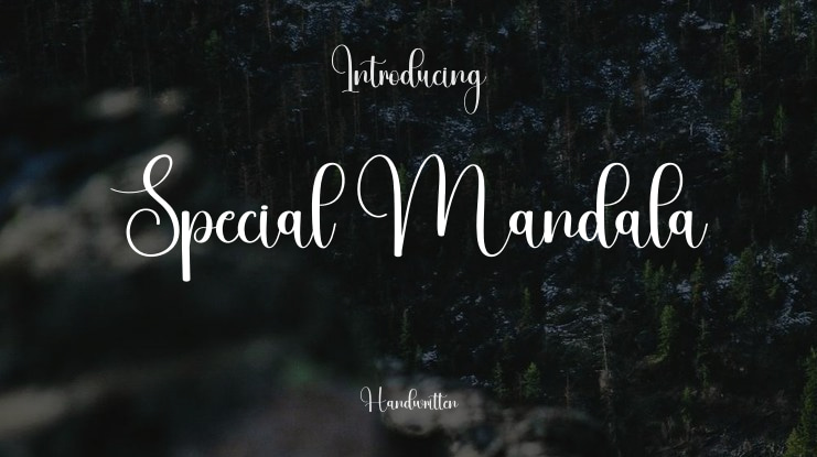 Special Mandala Font
