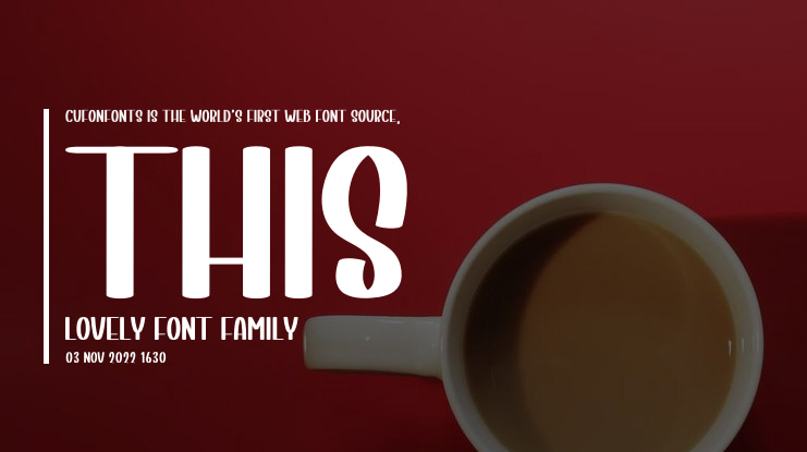 This Lovely Font