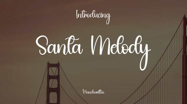 Santa Melody Font