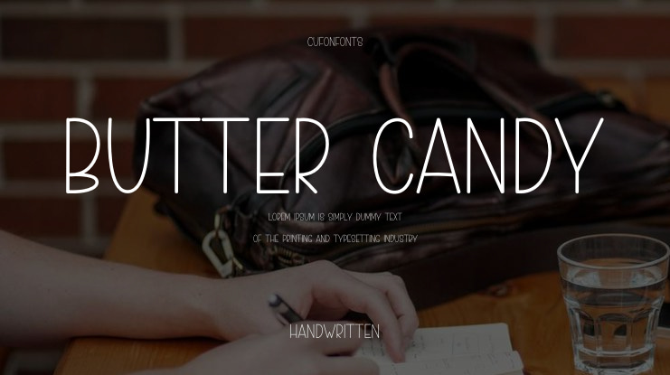 Butter Candy Font