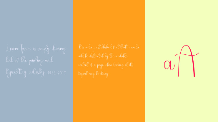 Alphabet Signature Font