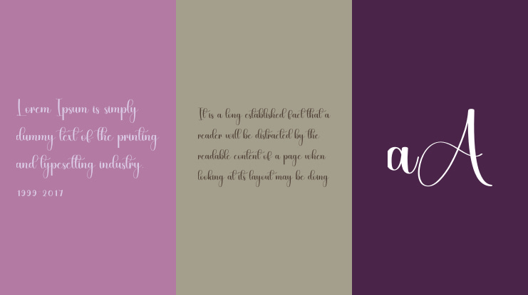 Planner Samantha Font