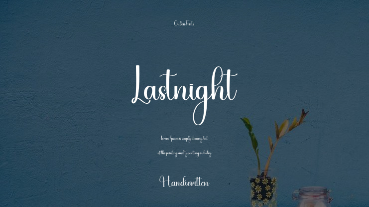 Lastnight Font