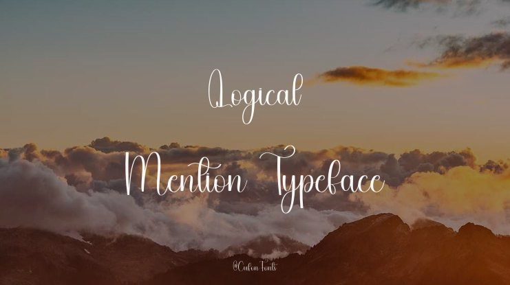 Logical Mention Font