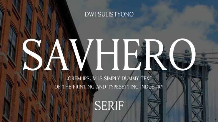Savhero Font