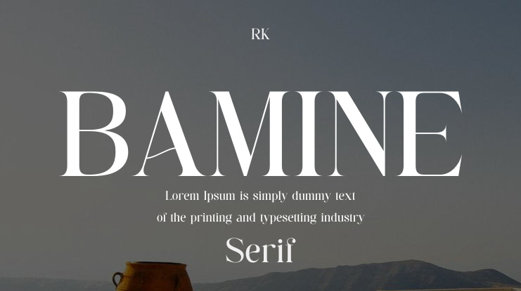BAMINE Font