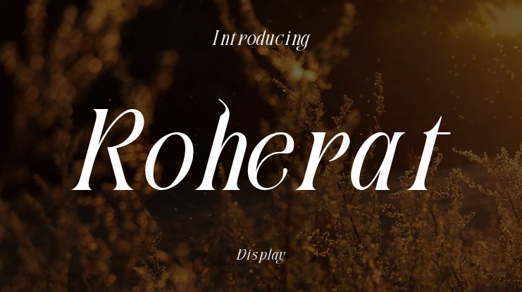 Roherat Font
