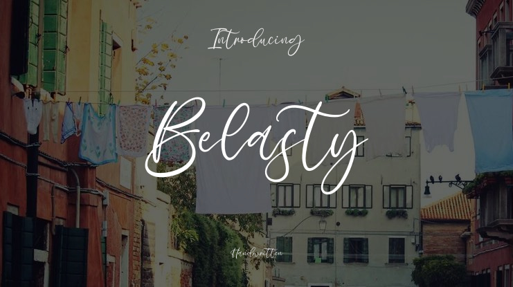 Belasty Font