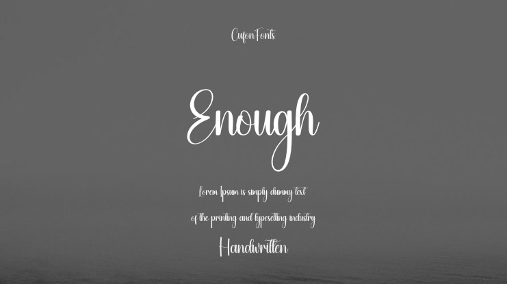 Enough Font