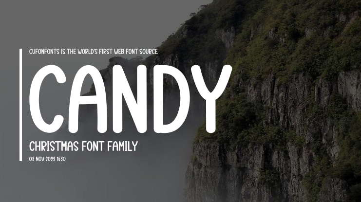 Candy Christmas Font