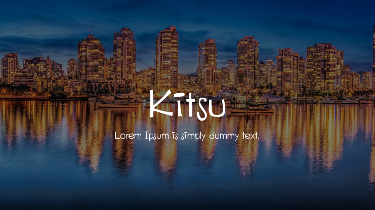 Kitsu Font