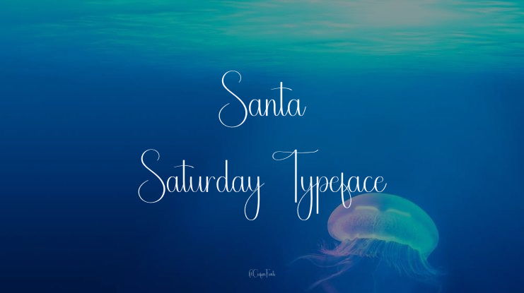 Santa Saturday Font