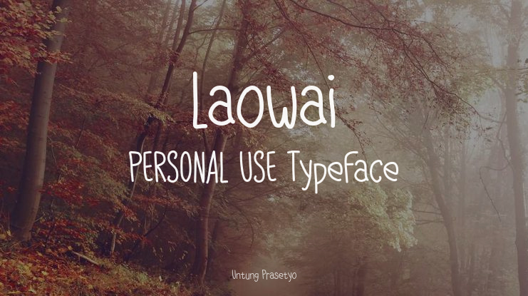 Laowai PERSONAL USE Font
