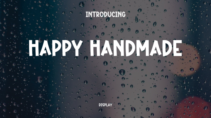 Happy Handmade Font