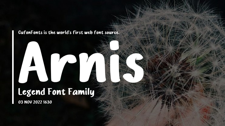 Arnis Legend Font