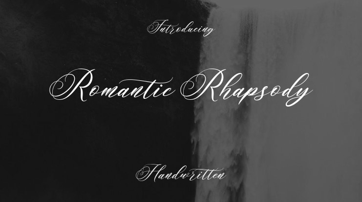 Romantic Rhapsody Font