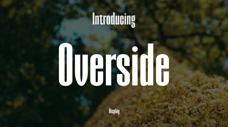 Overside Font