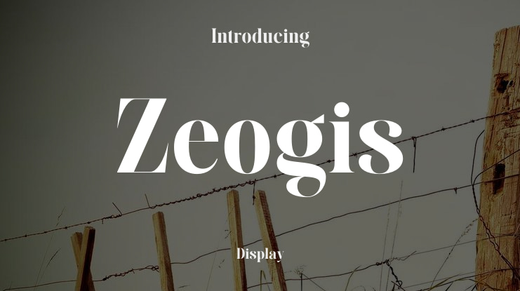 Zeogis Font