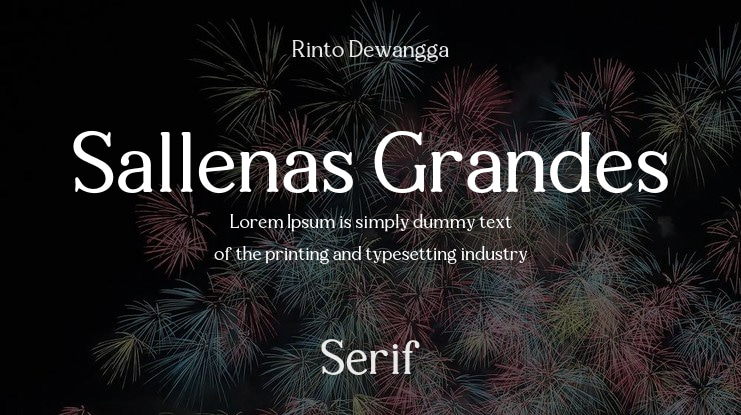 Sallenas Grandes Font