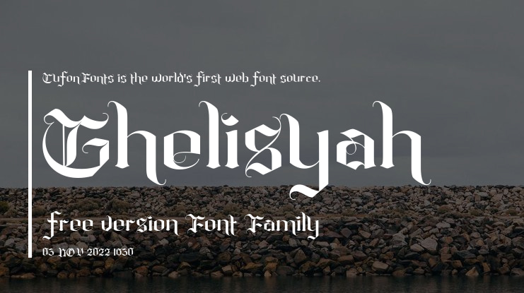 Ghelisyah free version Font