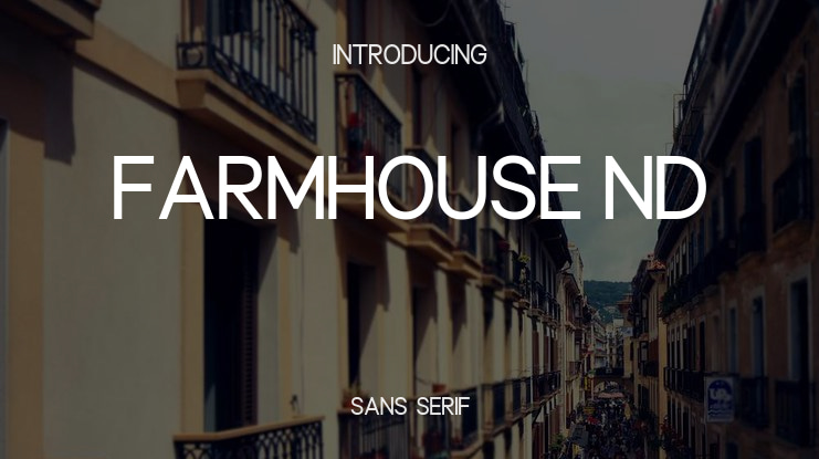Farmhouse ND Font