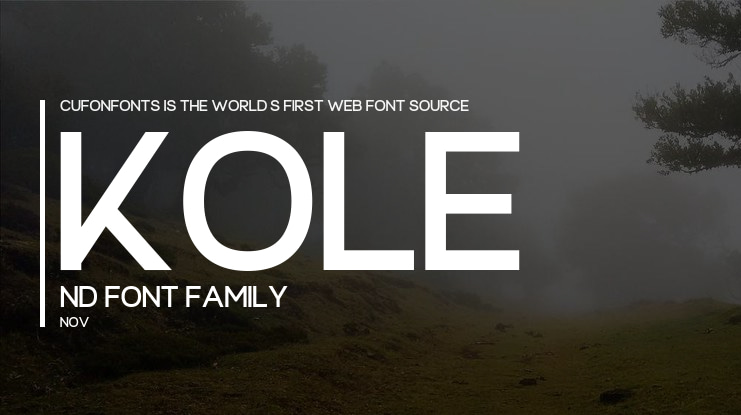 Kole ND Font