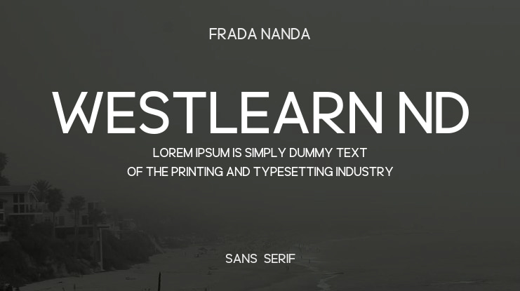 Westlearn ND Font