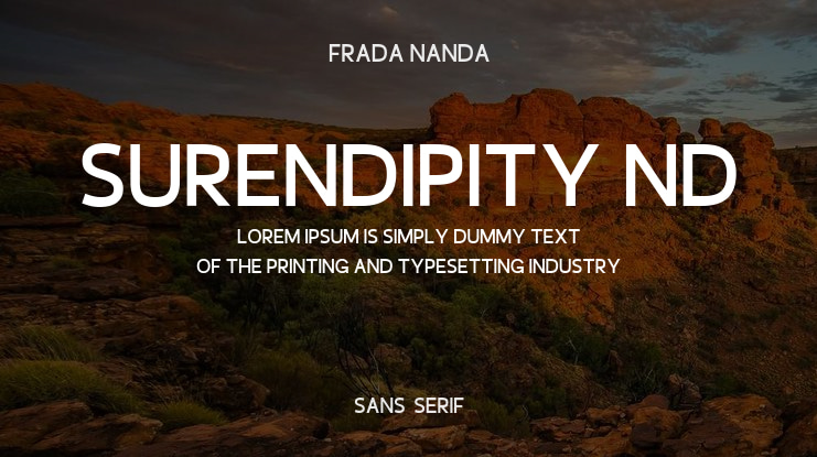 Surendipity ND Font