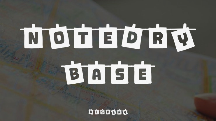 Notedry Base Font Family