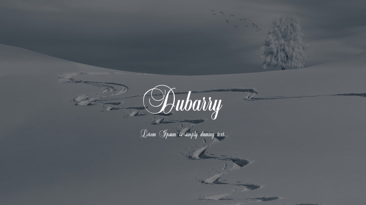 Dubarry Font