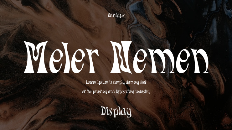 Meler Nemen Font