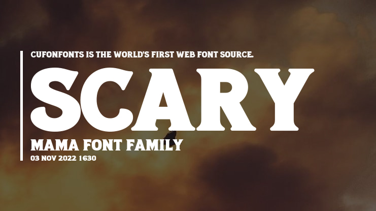 Scary Mama Font
