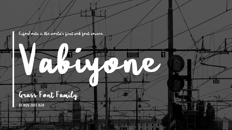 Vabiyone Grass Font
