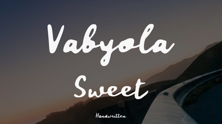 Vabyola Sweet Font