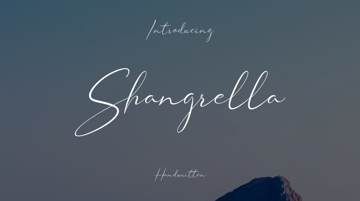 Shangrella Font