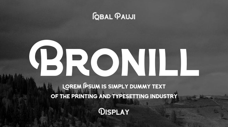 Bronill Font