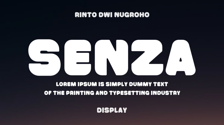Senza Font
