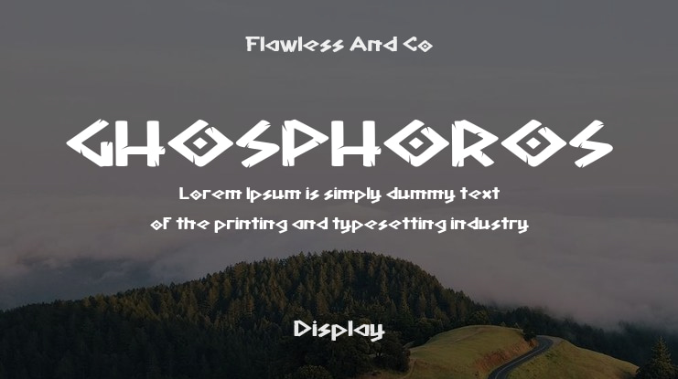 GHOSPHOROS Font