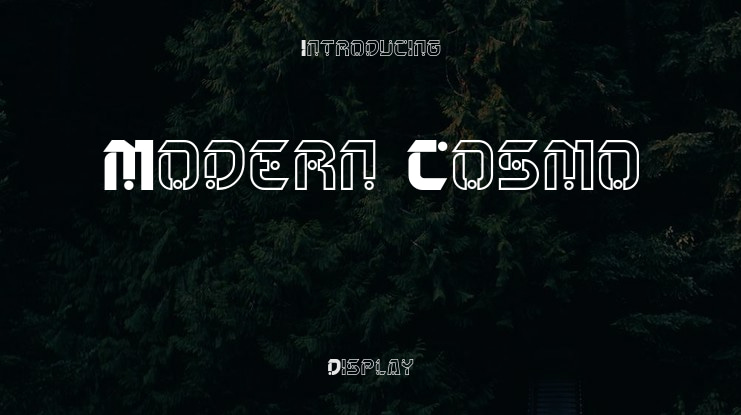 Modern Cosmo Font