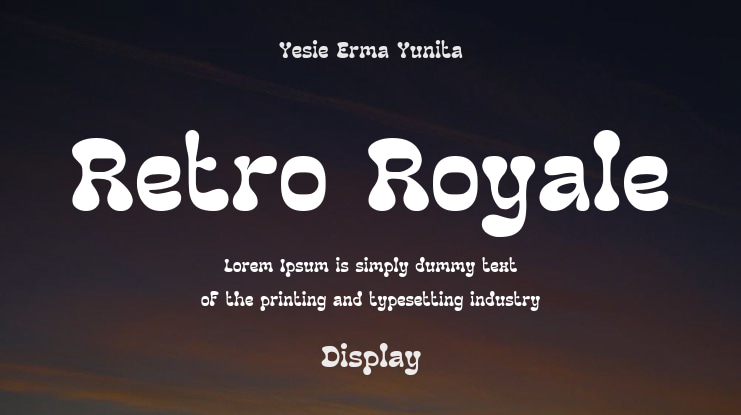 Retro Royale Font