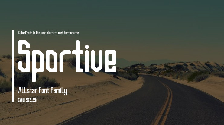 Sportive Allstar Font