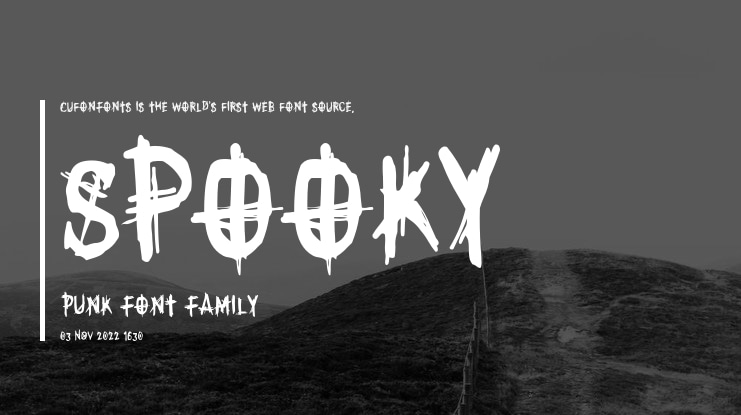 Spooky Punk Font