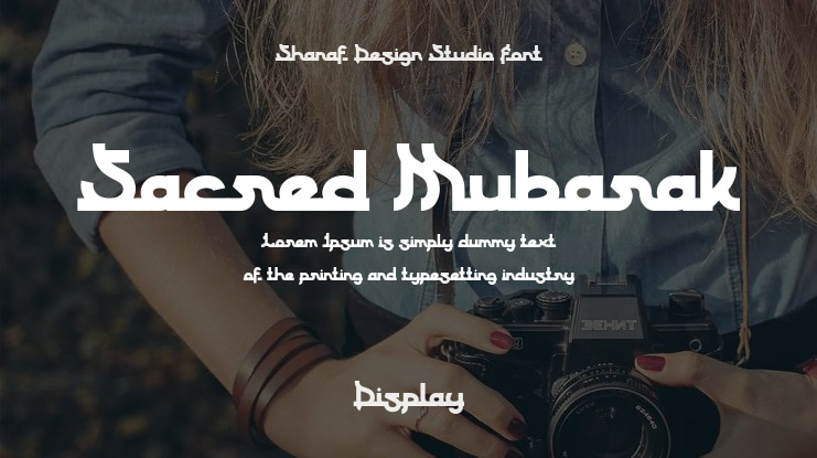 Sacred Mubarak Font