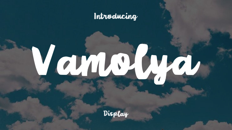 Vamolya Font