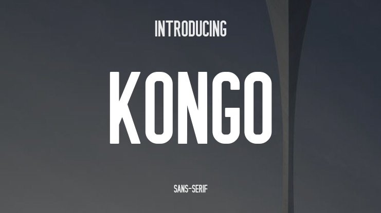 KONGO Font Family