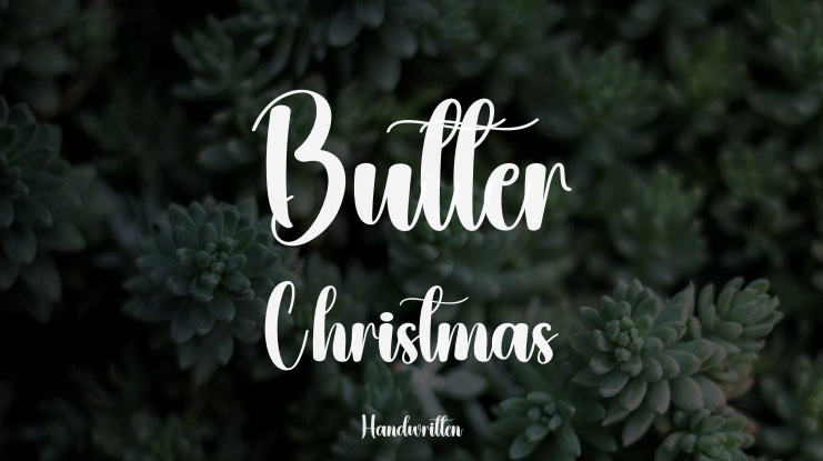 Butter Christmas Font