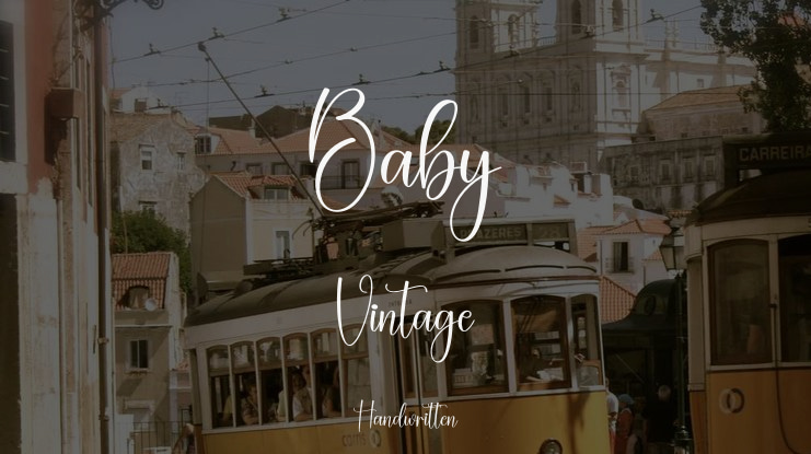 Baby Vintage Font