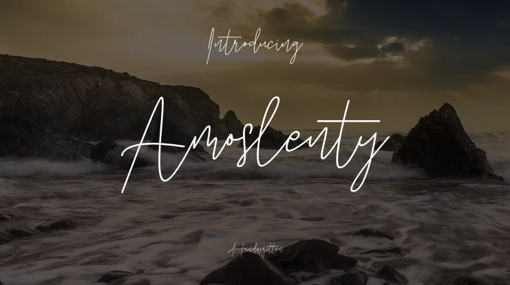 Amoslenty Font
