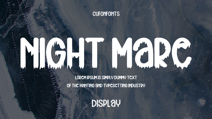 Night Mare Font