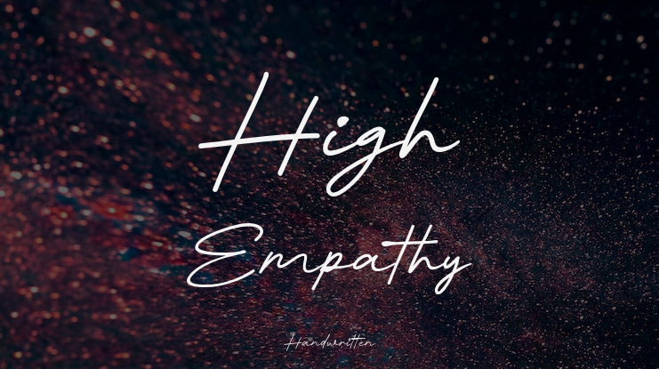 High Empathy Font